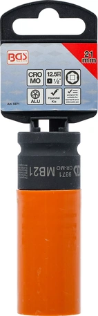 Hjulmutterhylsa 1/2" för Hyundai i30, Tucson, Kia 21 mm