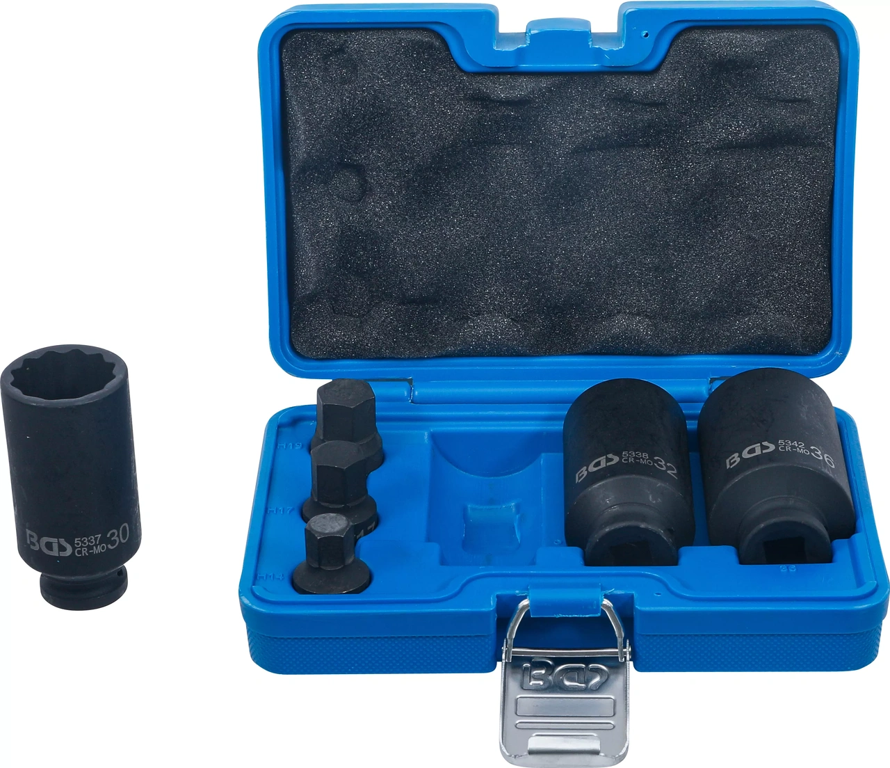 Hyls och Bitshylssats 1/2" för Drivaxlar 6-delar