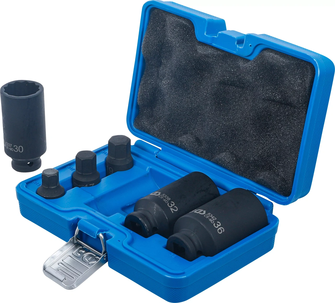 Hyls och Bitshylssats 1/2" för Drivaxlar 6-delar