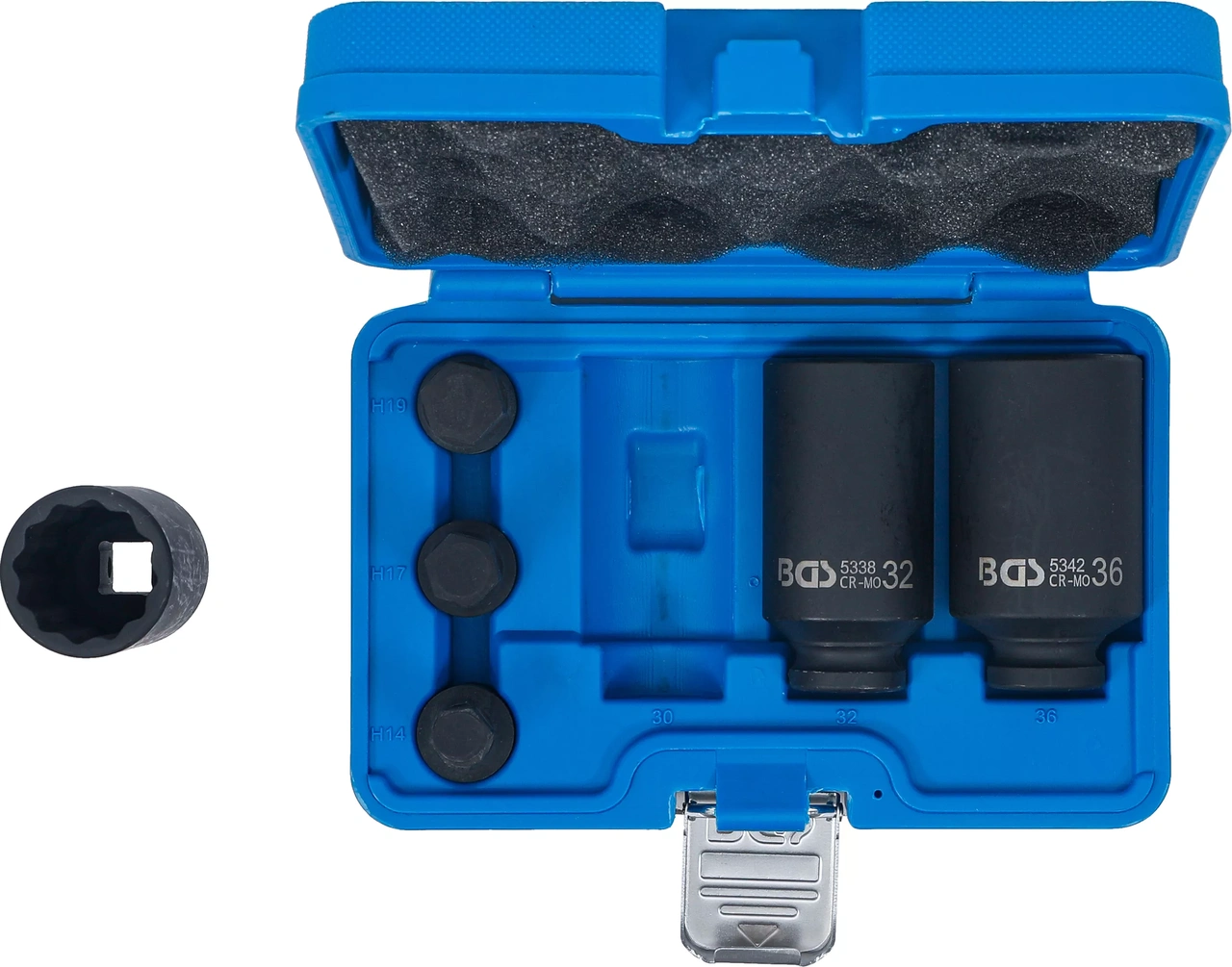 Hyls och Bitshylssats 1/2" för Drivaxlar 6-delar