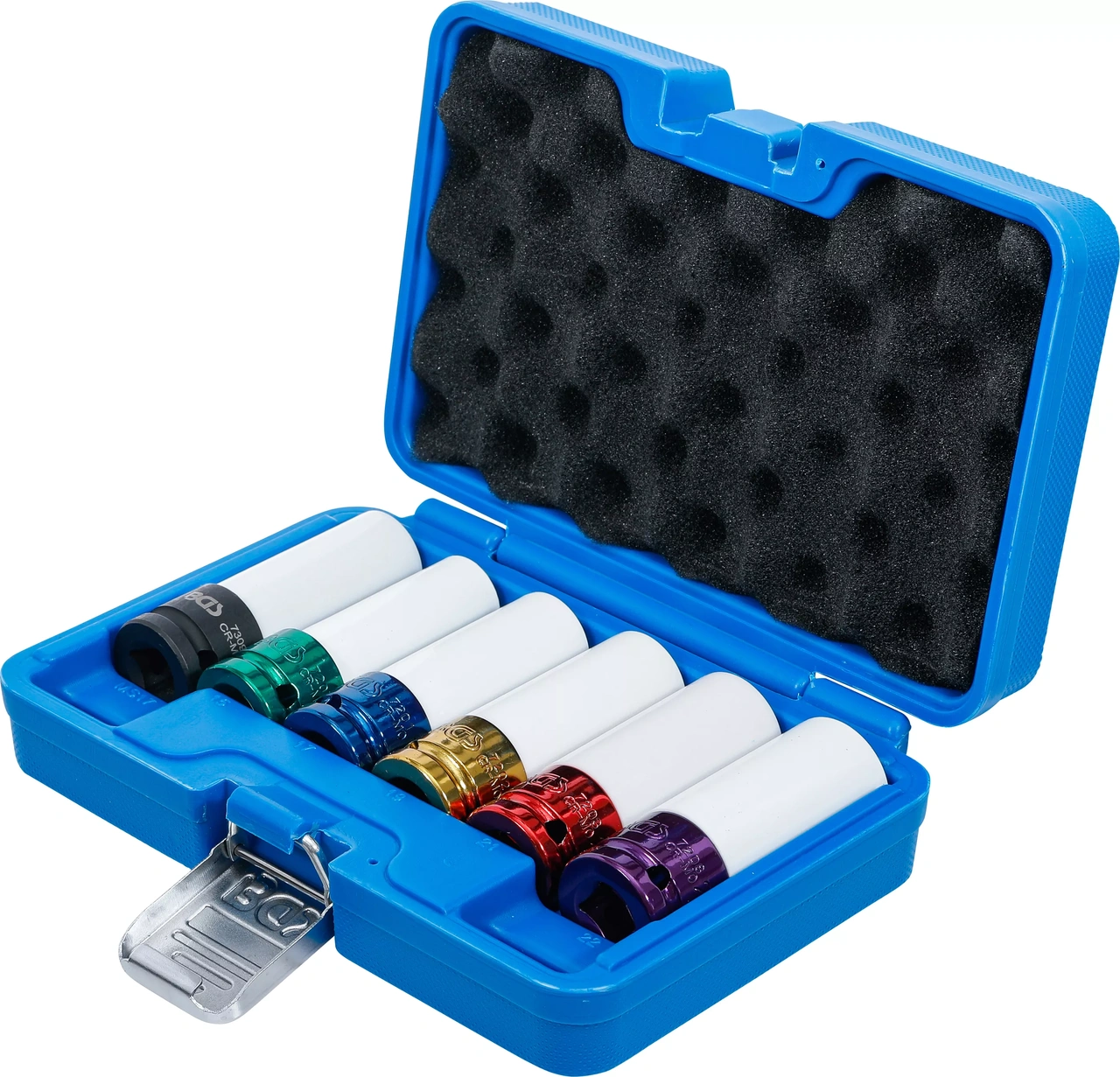 Hjulmutterhylssats 1/2" 6-delar (15, 17, 19, 21, 22mm och MS17)