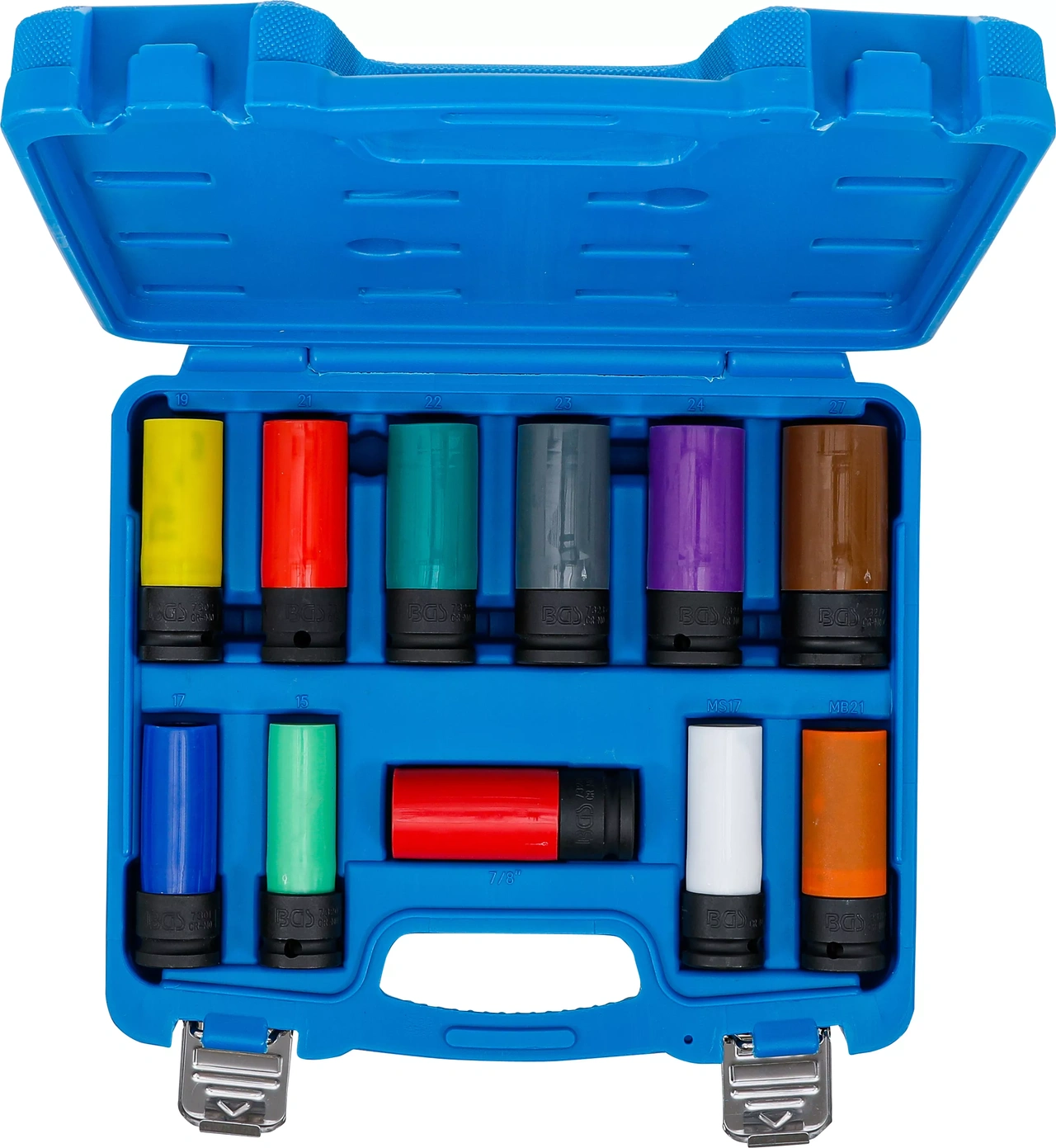 Hjulmutterhylssats 1/2" 11-delar (mm och specialhjulbultar)