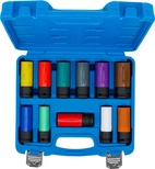 Hjulmutterhylssats 1/2" 11-delar (mm och specialhjulbultar)