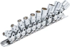 Hylssats 1/4" med led 10-delar 5-13mm 6-kant