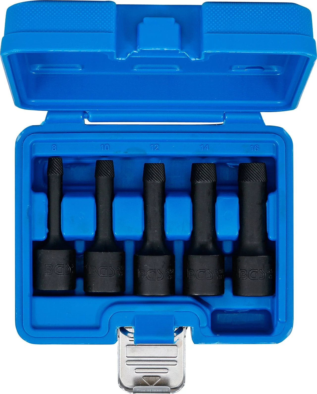 Demontagehylsbitssats 1/2" 8-16mm 5-delar