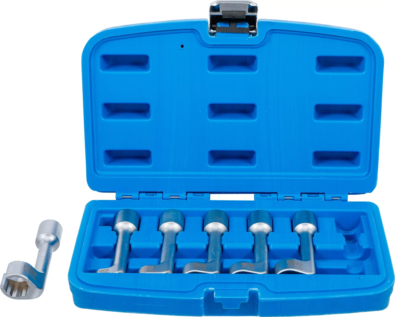 Hylssats 1/2" med slitsade hylsor LF 12-19 mm 6-delar