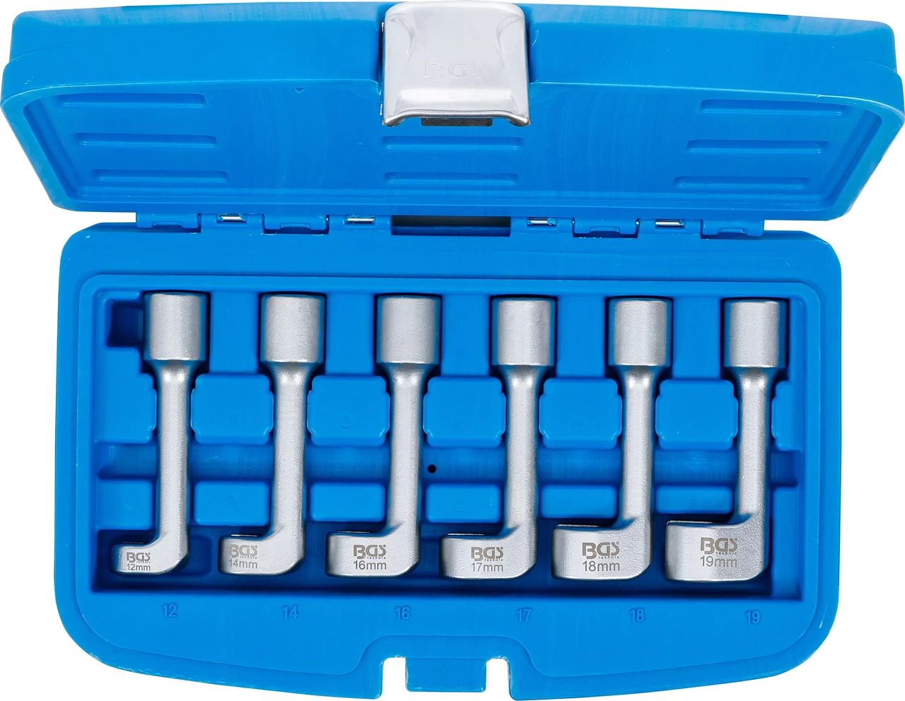 Hylssats 1/2" med slitsade hylsor LF 12-19 mm 6-delar