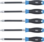 Flexibel skruvmejsel med runt handtag | E-profil E4 - E8 | Klinglängd 150 mm | 5 delar