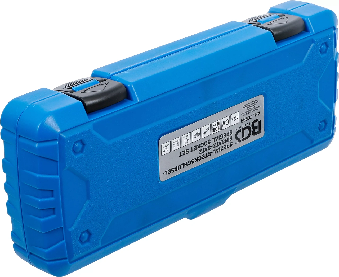 Special-Hylsa-sats, slitsad | 10 mm (3/8") | 8 - 19 mm | 12 delar