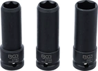 Kraft-special hyls-sats | 12,5 mm (1/2") | 17 / 19 / 21 mm | 3 delar