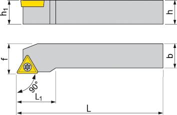 Skärhållare 90° STGCR 1616 H 11