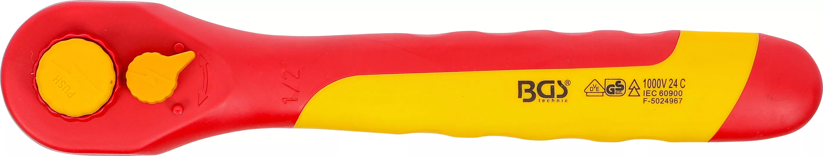 Omställbart VDE-spärrhandtag | 12,5 mm (1/2") | 1000 V