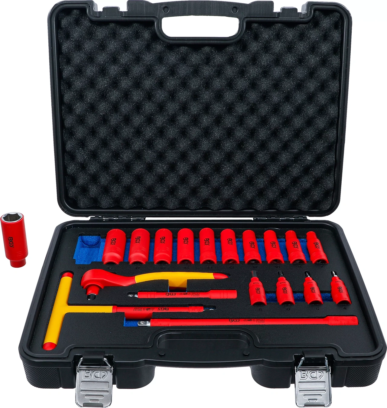 VDE hyls- och bit-sats | Inre fyrkant 10 mm (3/8") | 19 delar