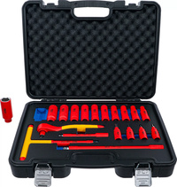 VDE hyls- och bit-sats | Inre fyrkant 10 mm (3/8") | 19 delar