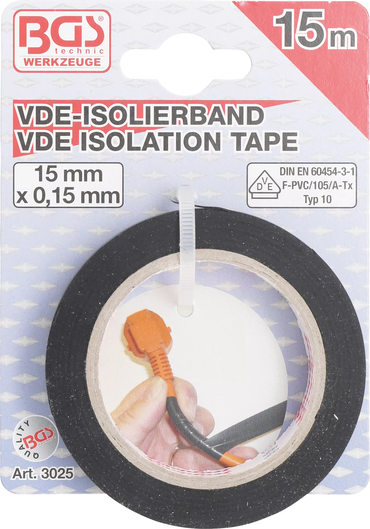 VDE-Isoleringsband | 15 m