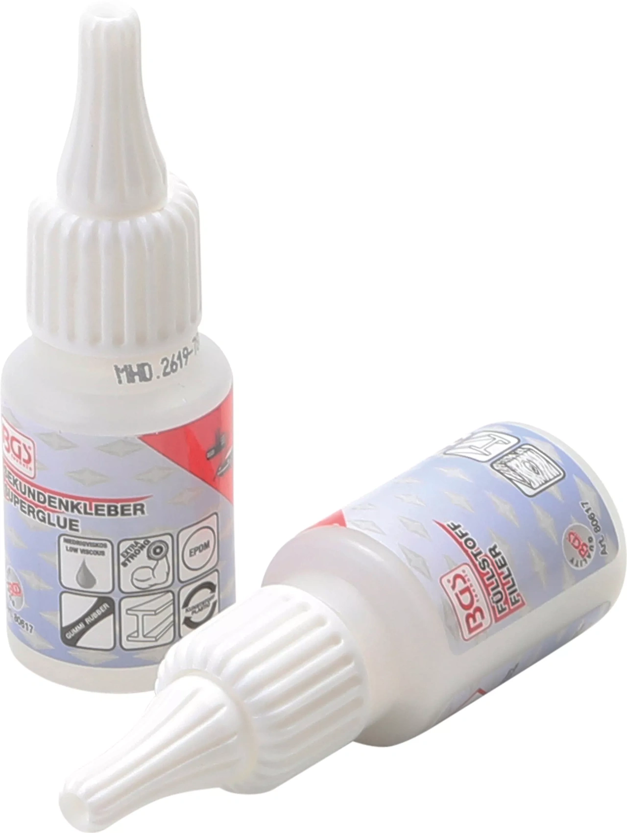 Lim-Reparationssats | 2-K Svetsfog | Industrilim 20 g / Granulat 20 g