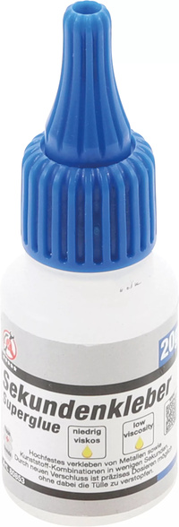 Sekundlim | Låg viskositet | Flaska 20 g