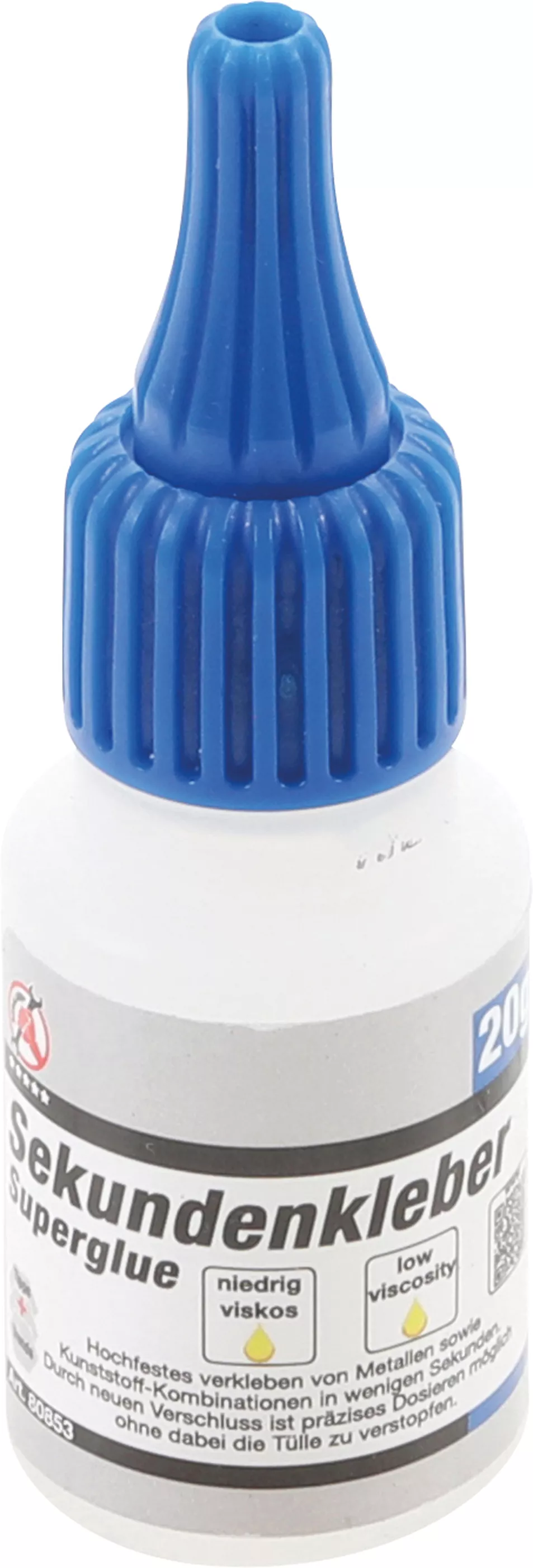 Sekundlim | Låg viskositet | Flaska 20 g