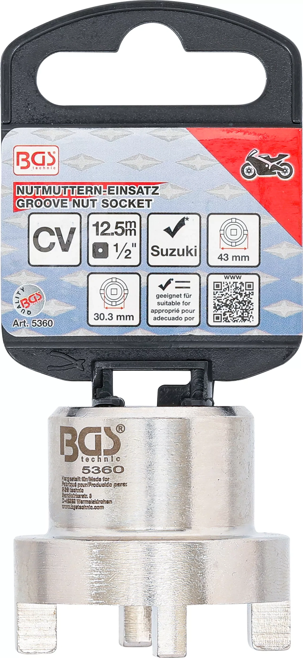 Hakmutter-Insats för Suzuki gaffel