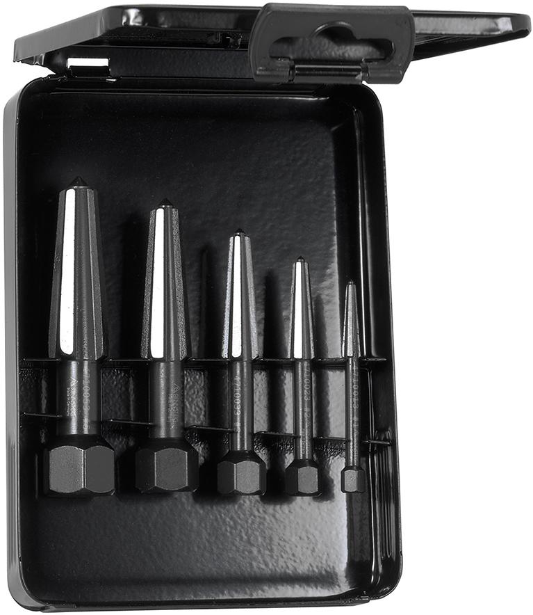 Skruvutdragarsats, 5-delar Stl. 1-5