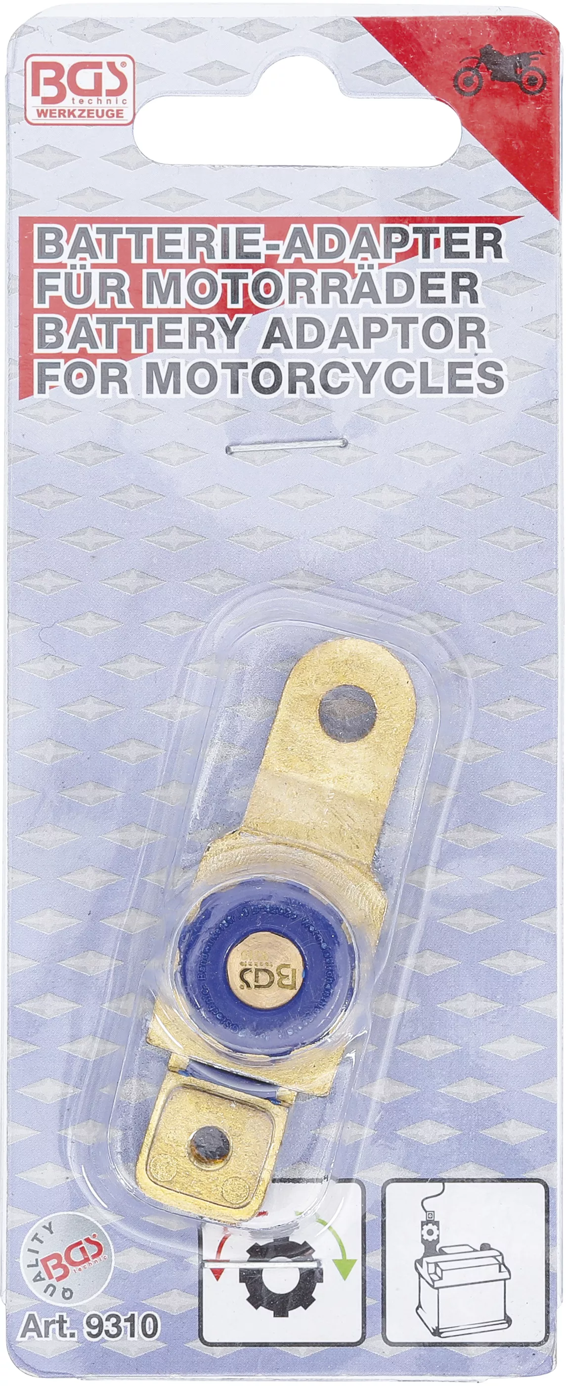 Motorcykel-Batteri-Frånskiljaradapter