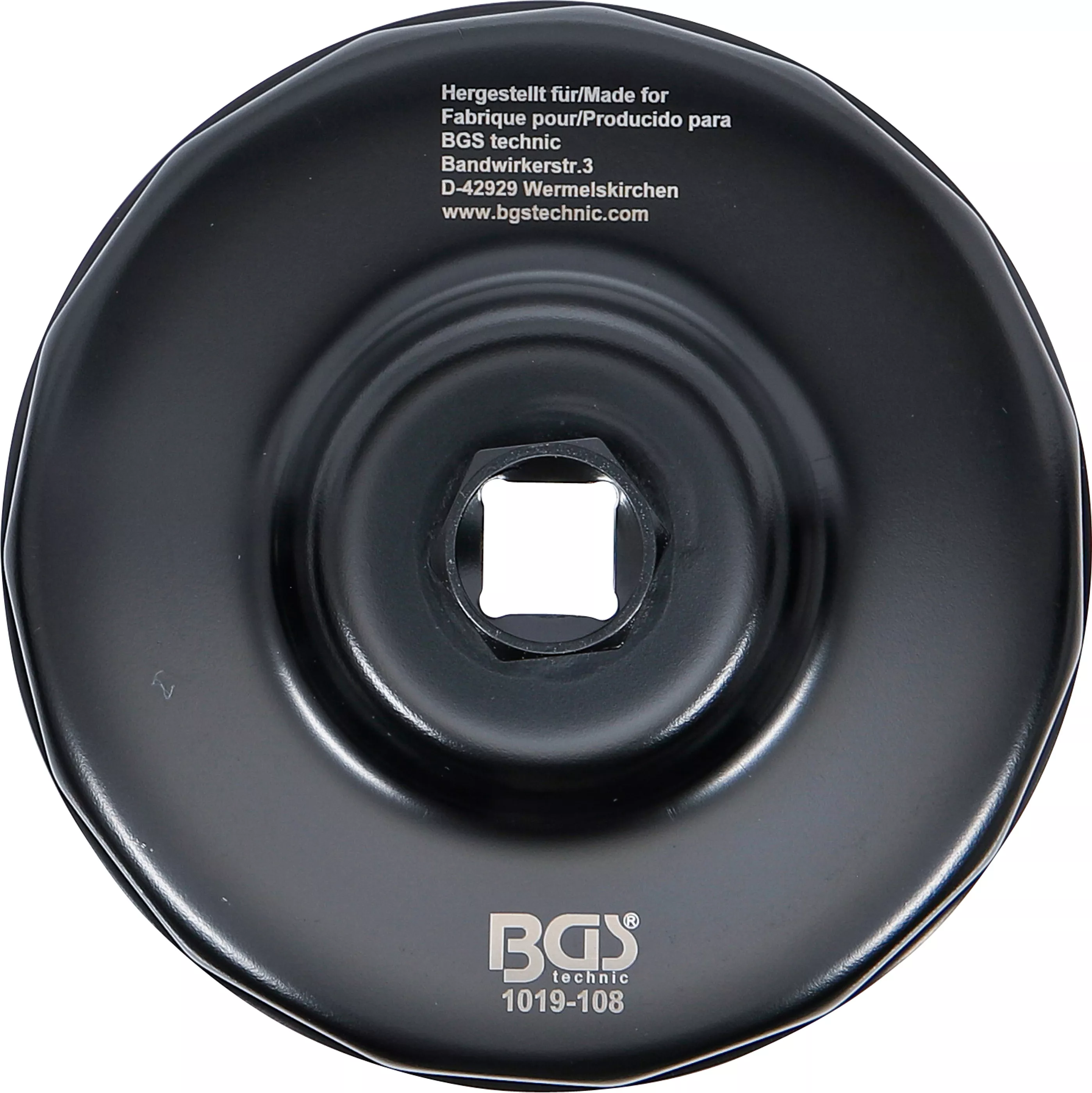 Oljefilternyckel | 15-kant | Ø 108 mm | för Iveco, Renault, Scania, Volvo