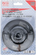 Oljefilternyckel | 15-kant | Ø 108 mm | för Iveco, Renault, Scania, Volvo