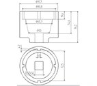 Tappnyckel för Växellådsflänsar | för Scania | 72/80 mm