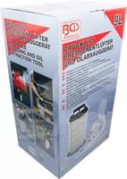 Tryckluftsbromsluftare och oljesugare - pneumatisk och manuell