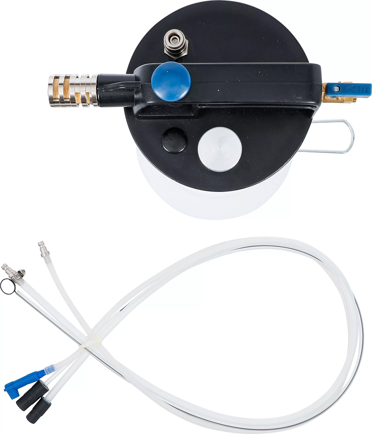 Tryckluft-bromsluftare och oljesugare