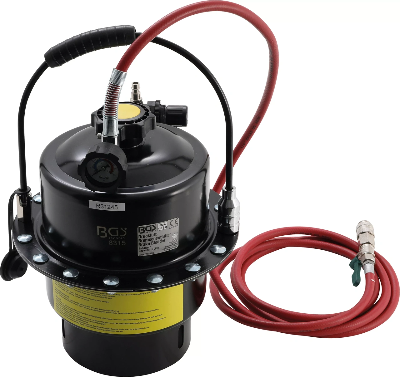 Tryckluft-bromsluftare