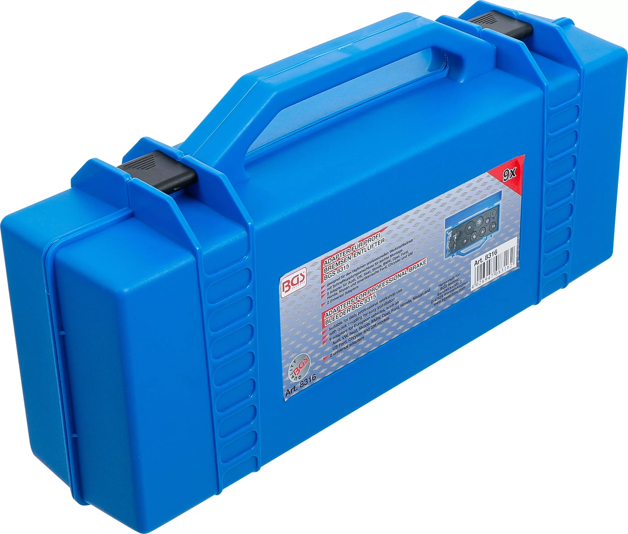 Adaptersats för BGS 8315 | för Audi, BMW, Ford, Honda, Nissan, Opel, VW