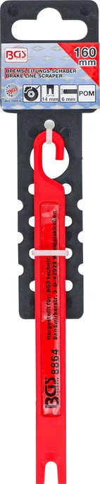 Bromsrörs-skrapa | 160 x 14 x 6 mm