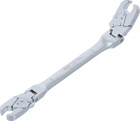 Bromsrörsnyckel med spärrskaftsfunktion | 8 x 9 mm