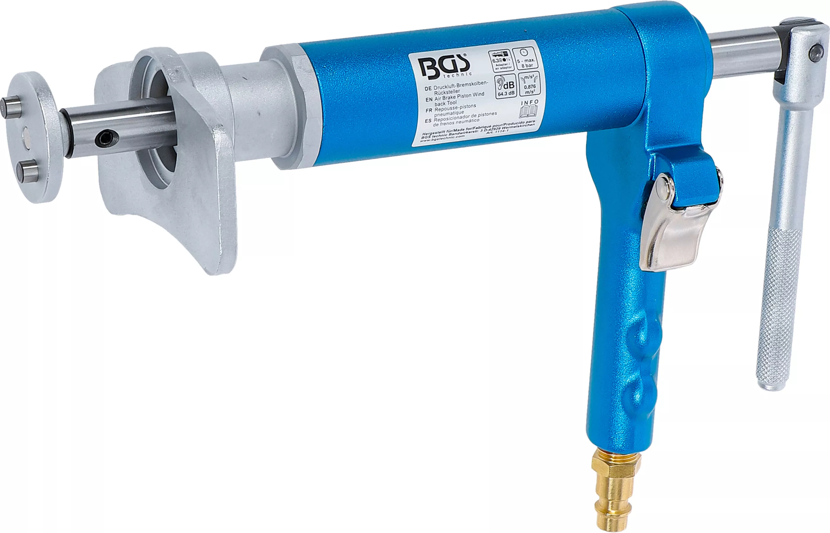 Tryckluft-bromskolv-återställare