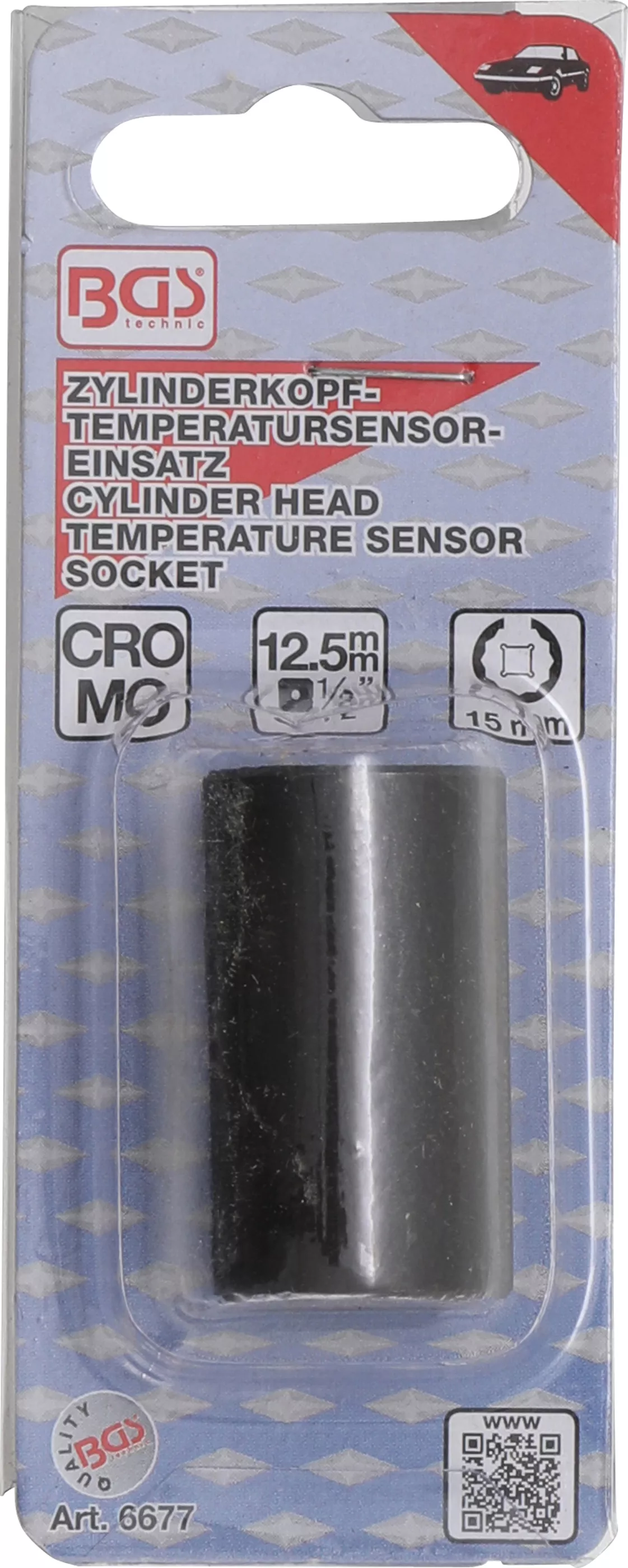 Temperatursensor-insats | 15 mm | för Ford 1.8 / 2.0 / 2.3 / 2.4 / 3.2 diesel
