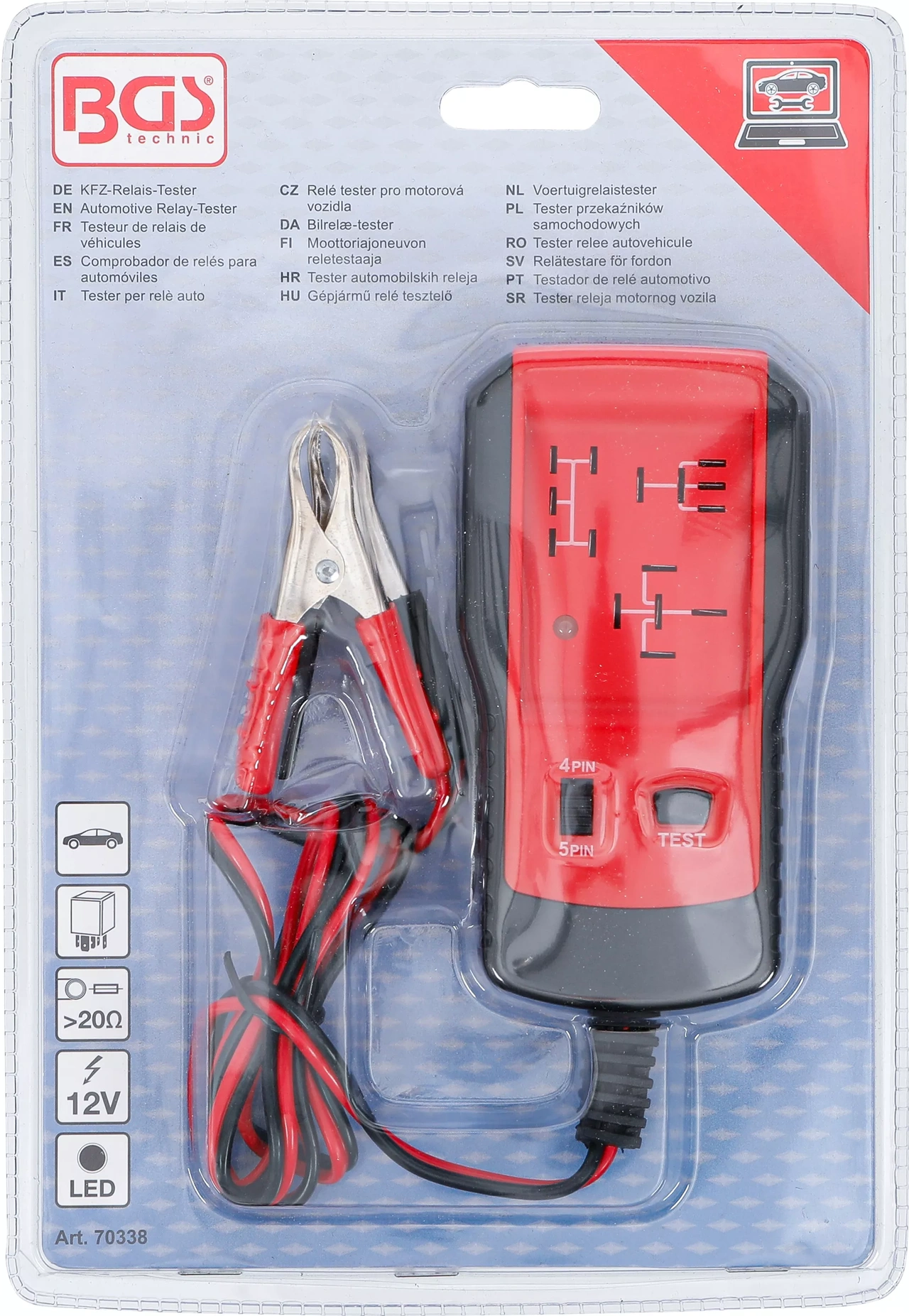 Relätestare för fordon | 12 V