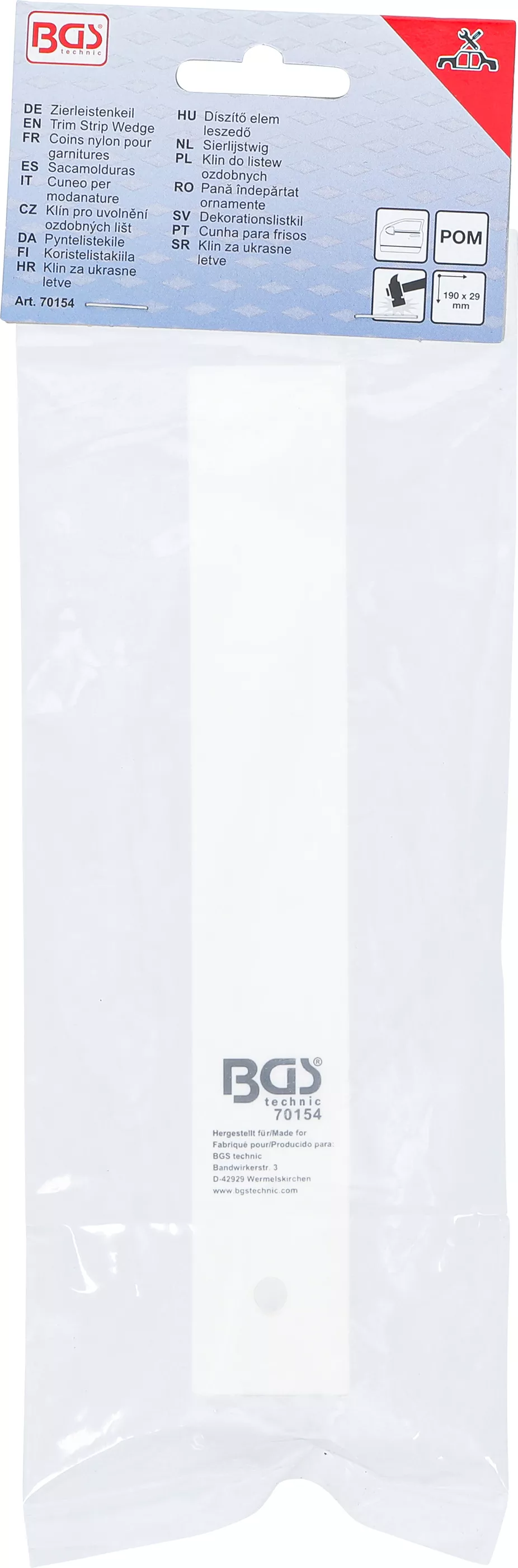 Dekorationslistkil | 190 x 29 mm