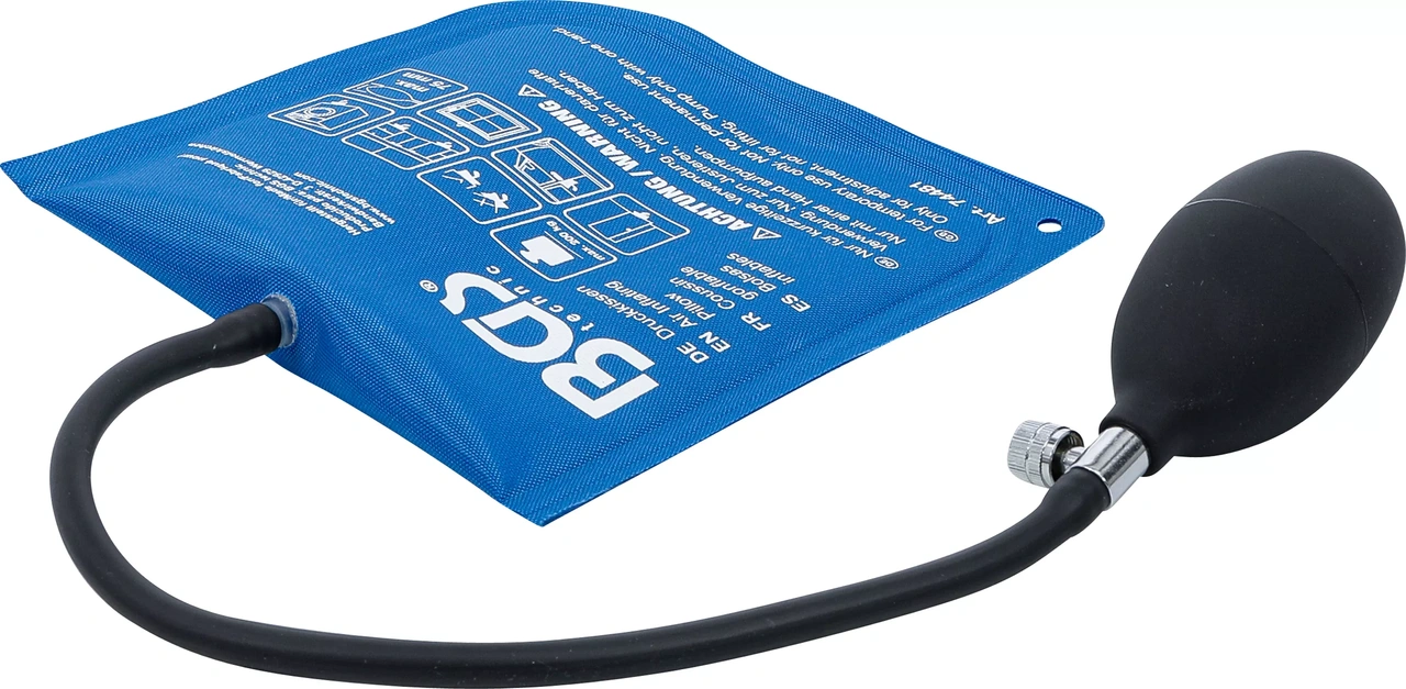 Tryckkudde | med handpump | Kvadratisk | 270 x 135 mm