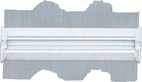 Precisionskontur-bladmått | Metall | 125 mm