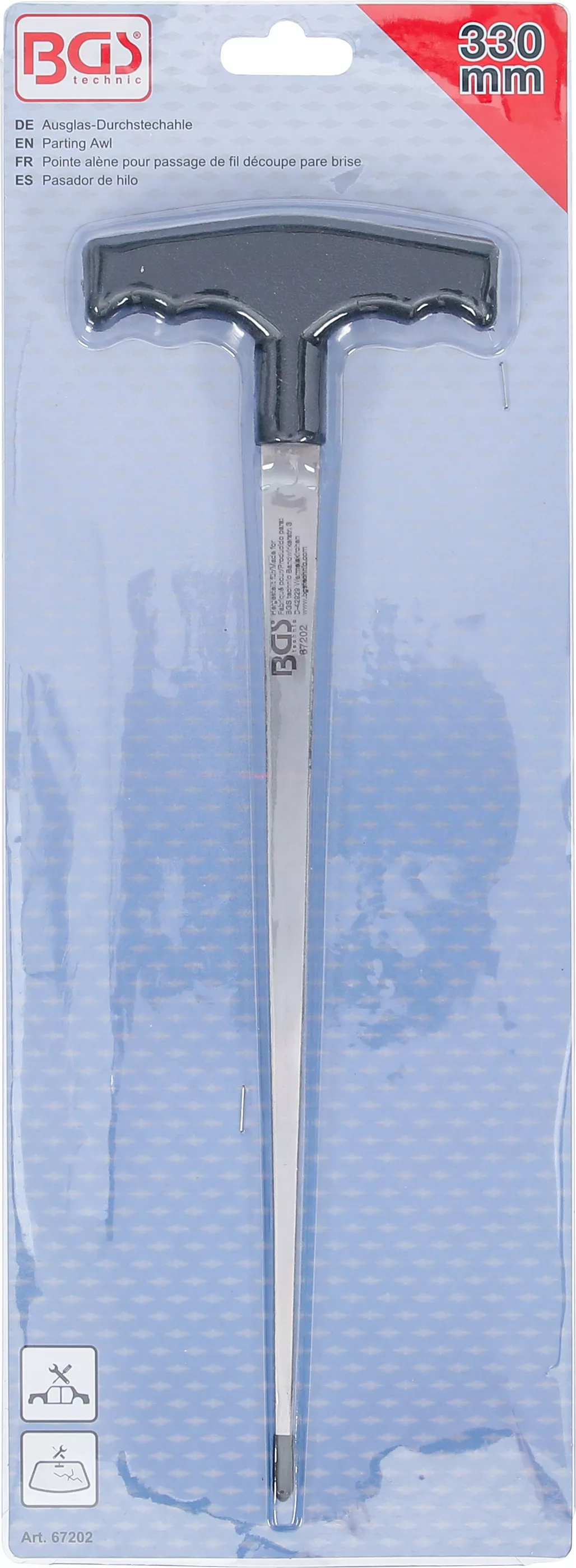 Syl för glasdemontering | 330 mm
