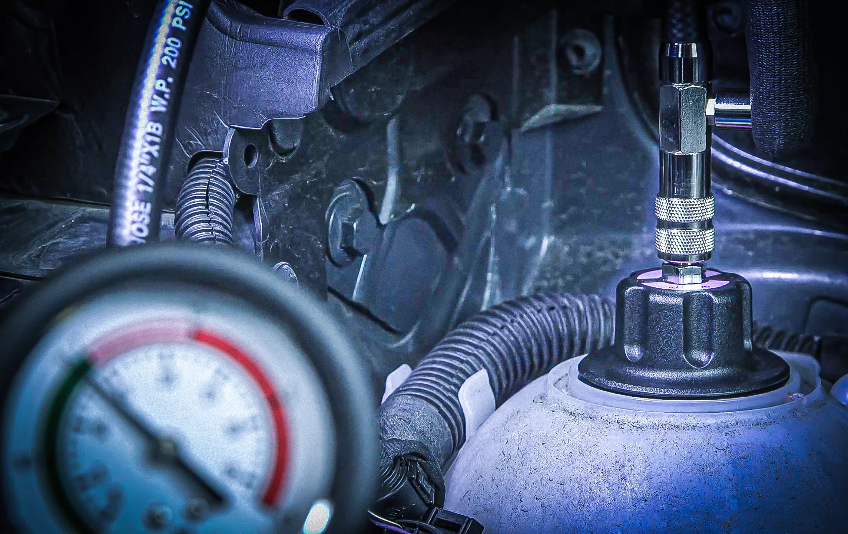 Tryckprovarsats för kylsystem | 18 delar