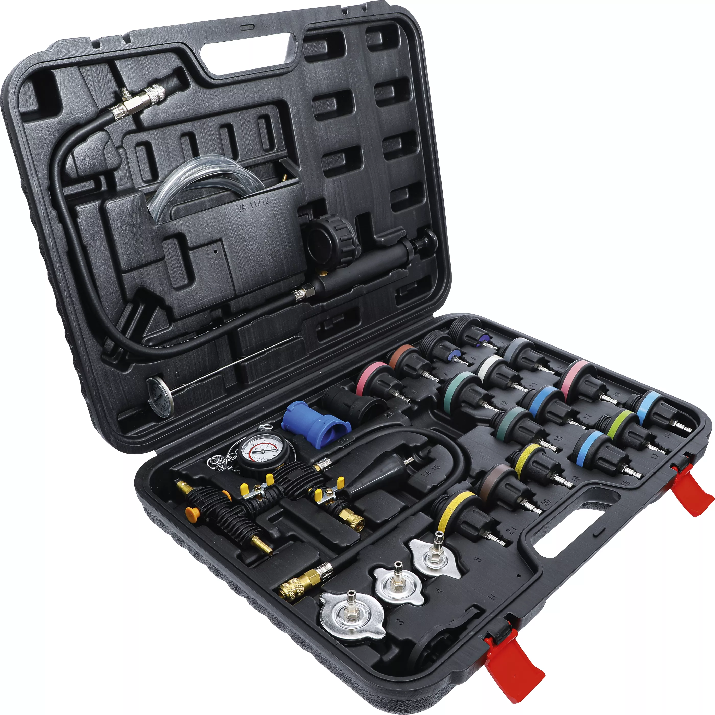 Tryckprovarsats och påfyllningssystem för kylsystem 27 delar