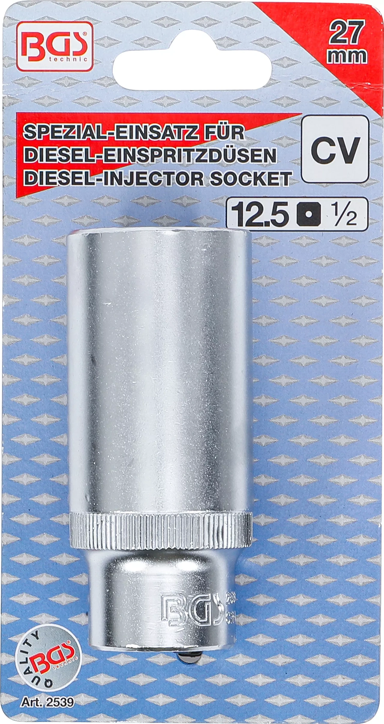 Hylsa för Diesel-Insprutningsmunstycken | 12,5 mm (1/2") | 27 mm
