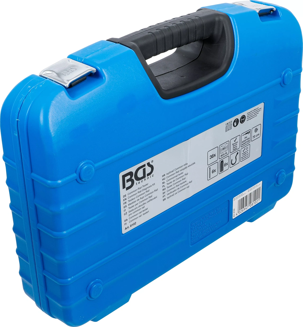 Common-Rail-testare | med 24 adaptrar