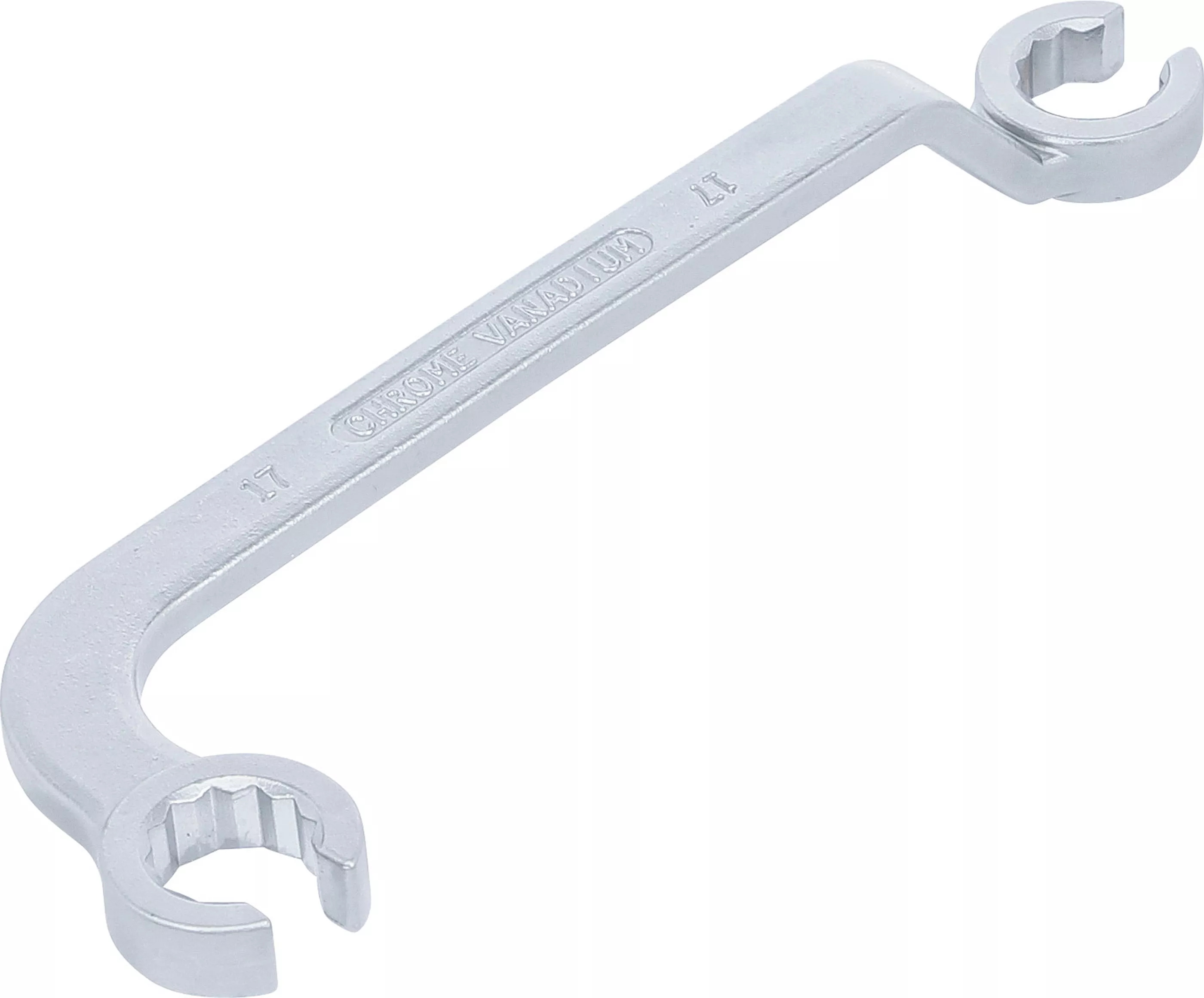 Dubbel-ringnyckel, öppen | för Diesel-insprutningsrör | 17 mm