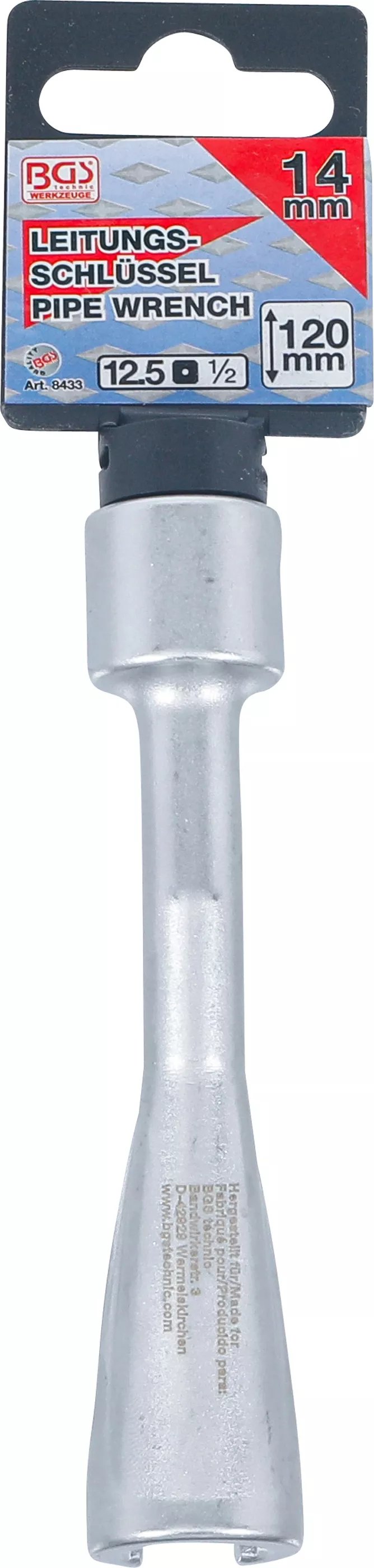 Special-Nyckel för insprutningsrör | för BMW | 12,5 mm (1/2") | 14 mm