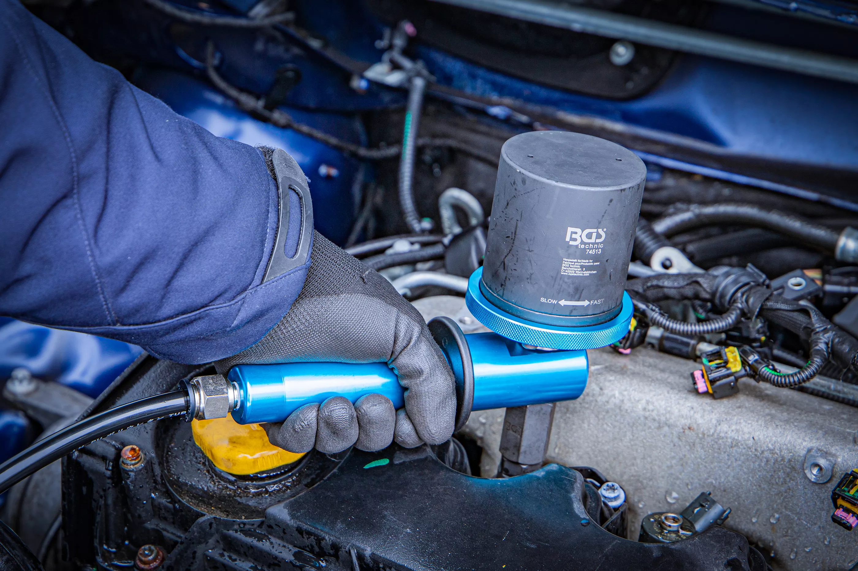 Pneumatisk injektor-utdragarsats