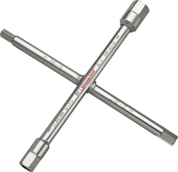 Sanitär-korsnyckel 200x200mm