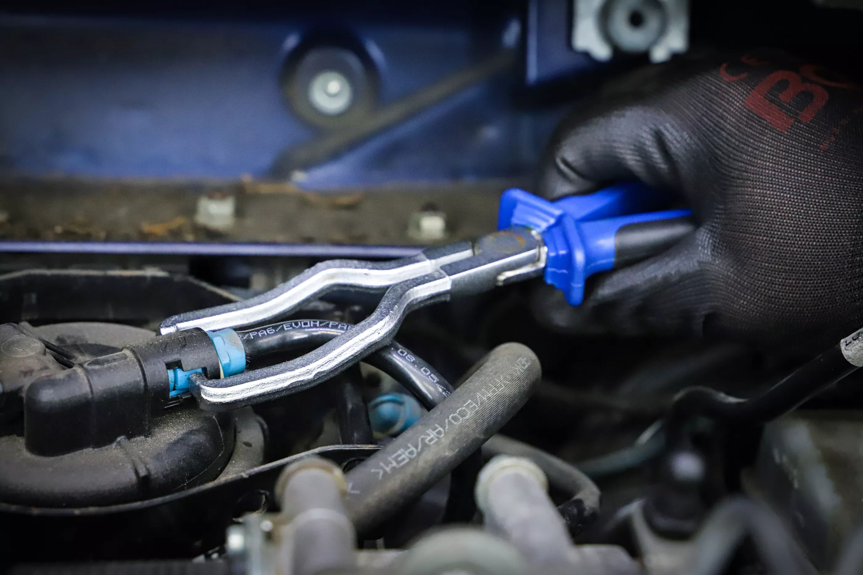 Bränslelednings-Tång | 230 mm